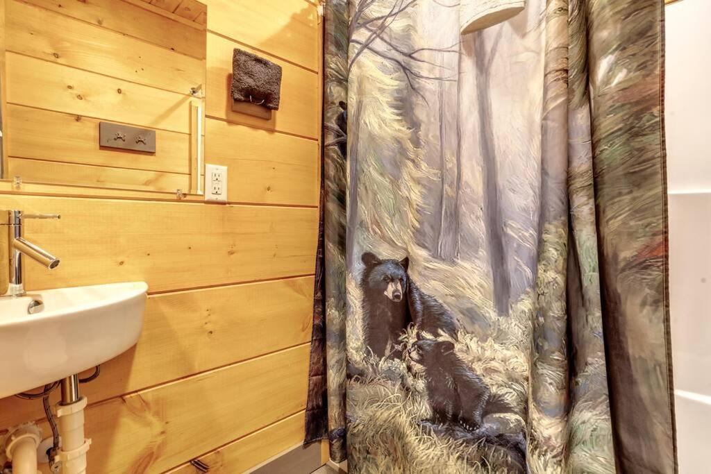 Dancing Bear Cabin- Relax & Enjoy! เซอเวียร์วีล ภายนอก รูปภาพ